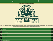 Tablet Screenshot of hartfordlumber.com